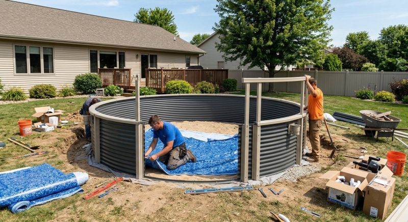 Above Ground Pool Construction