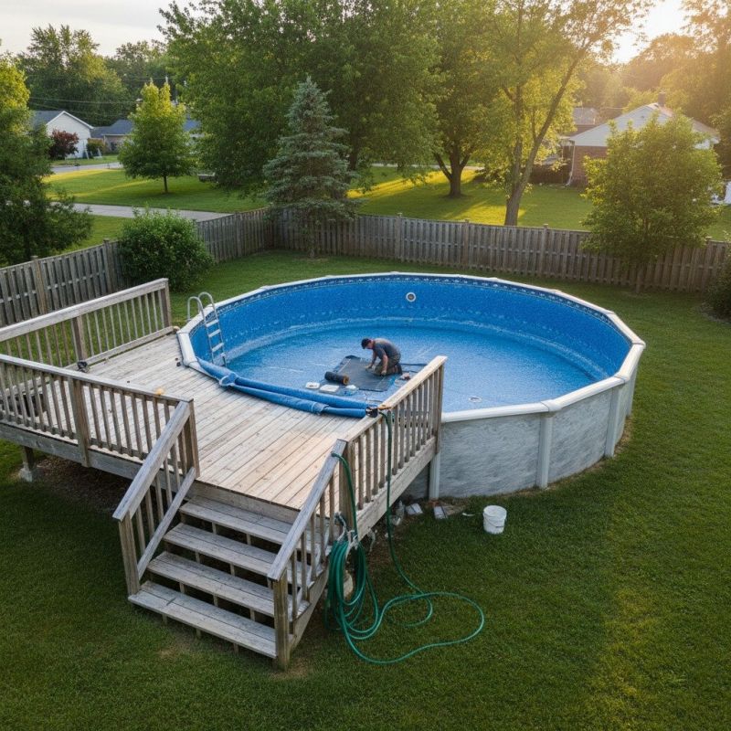 Above-Ground Pool Leak Repair: Causes, Detection, And Solutions