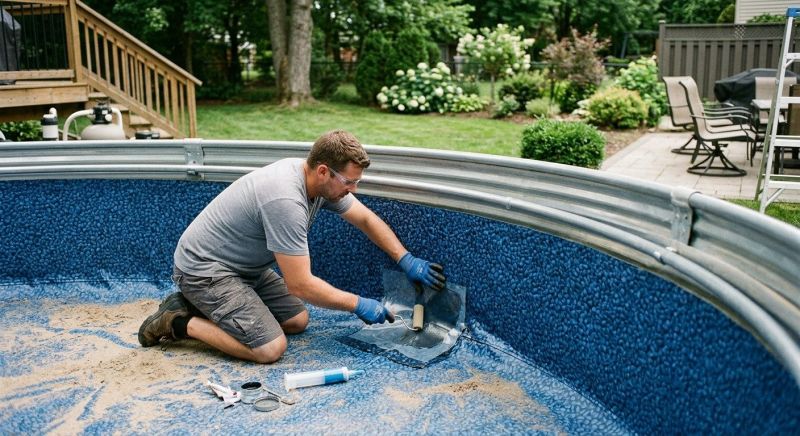 Above Ground Pool Liner Repair And Replacement Explained