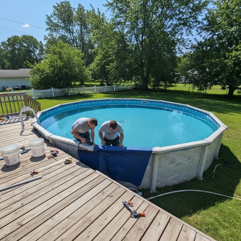 Above Ground Pool Liner Repair And Replacement Explained