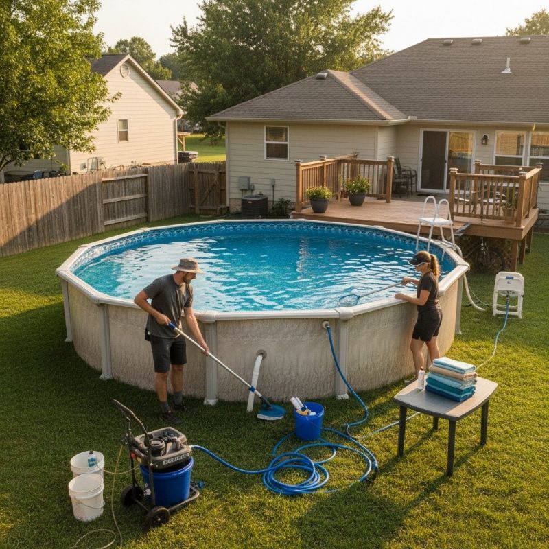Above Ground Pool Servicing