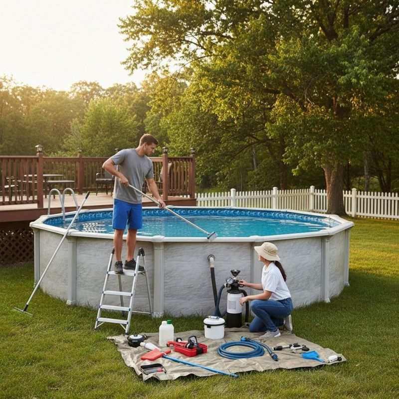 Above Ground Pool Servicing