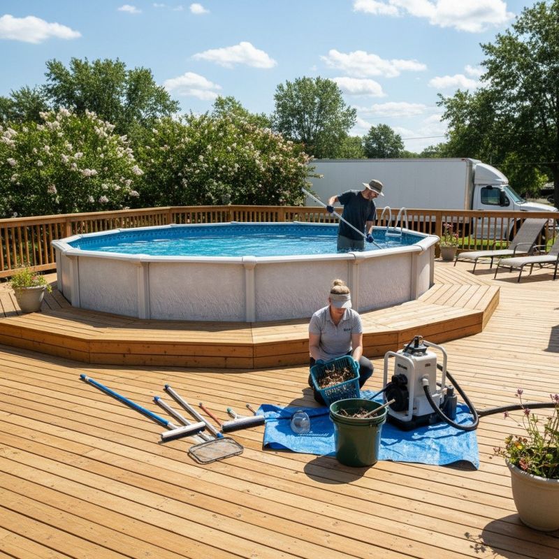 Above Ground Pool Servicing