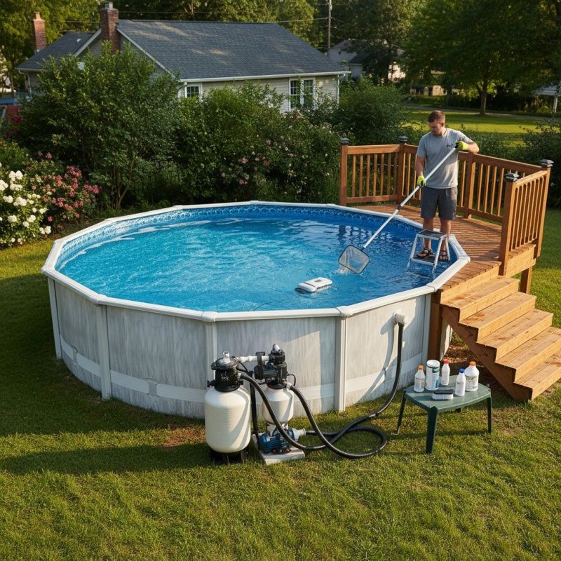 Above Ground Pool Servicing