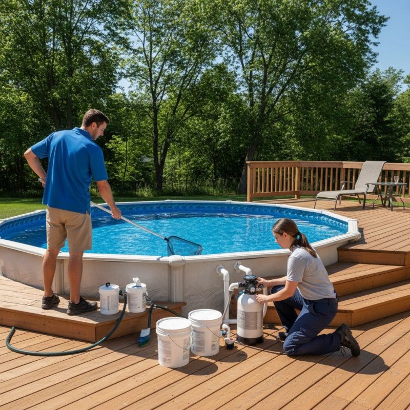 Above Ground Pool Servicing