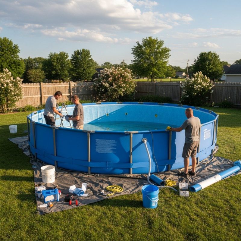 Most Common Above Ground Pool Repairs And What Causes Them