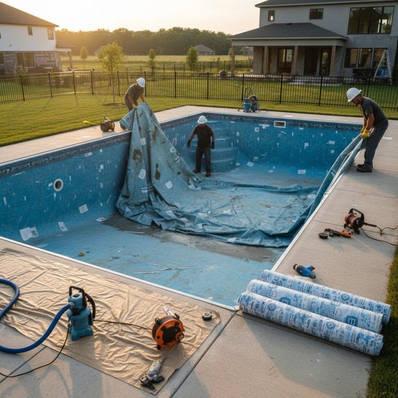 Pool Liner Repair Service