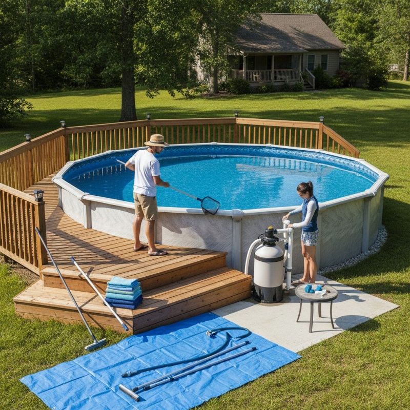 Seasonal Maintenance Tips For Above Ground Pools