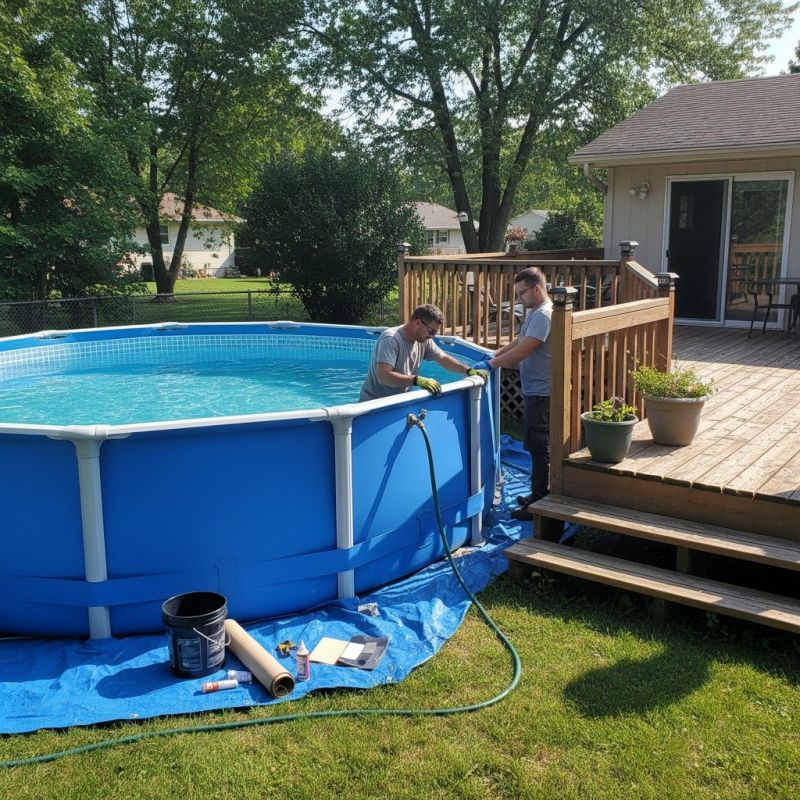 When To Repair Or Replace An Above Ground Pool Liner